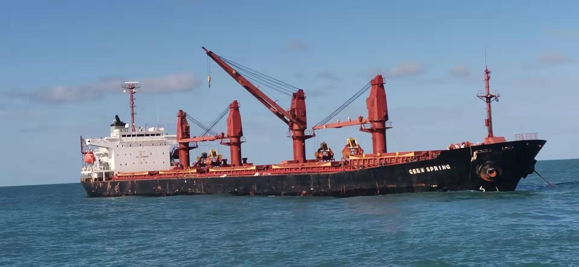 2020年第一船鋯鈦礦回運