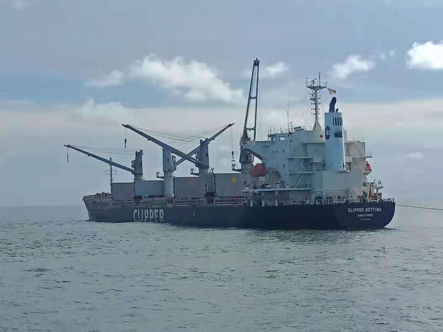 域瀟集團莫桑比克重沙礦業(yè)子公司鋯鈦礦回運